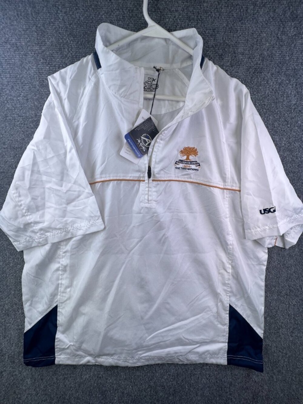 KIAWAH The Ocean Course Golf Club Windbreaker Short Sleeve 2014 Senior Open NEW